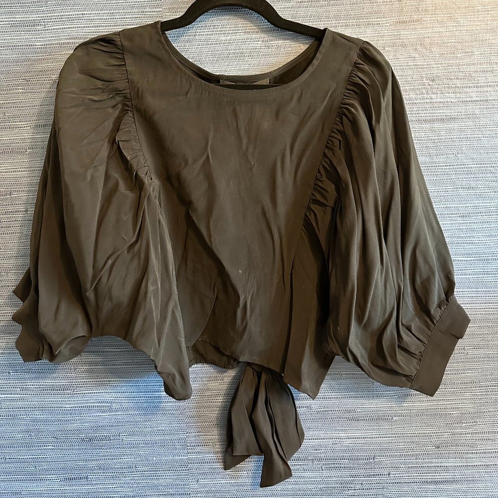 Endless Rose Black Flowy Top